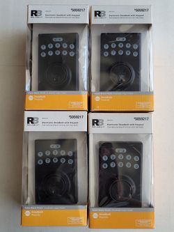 Matte Black Keyless Entry Deadbolt 