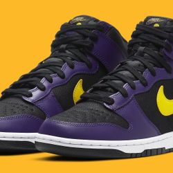 Nike Dunk High EMB LAKERS