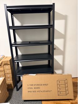 Full Metal Storage Shelves 72”x36”x16”