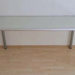Ikea Metal And Glass Table Or Desk 