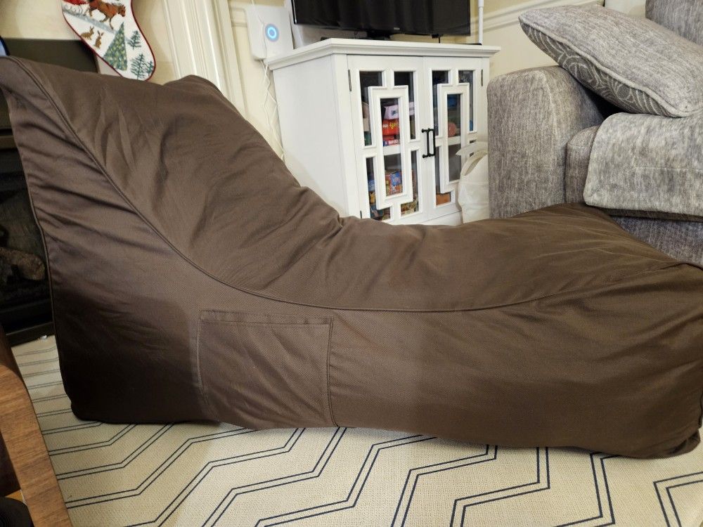 Lounge Beanbag Chair (Microfiber) Brown