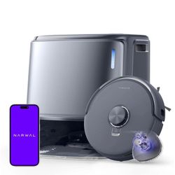 NARWAL Freo Z10 Ultra Robot Vacuum and Mop Combo 18000Pa Self-Emptying Gray