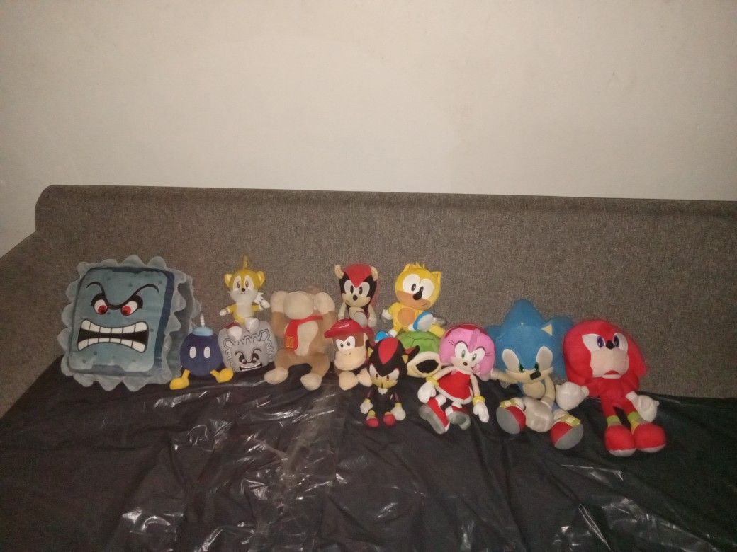 Mario And Sonic Plush Toys July 4 Discount