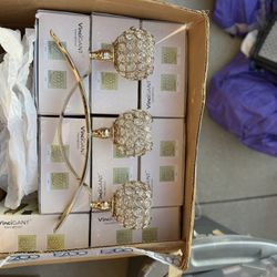 Crystal Gold Wedding Quinceañera Decorations