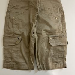 Vintage Caché Khaki Cargo Shorts - Size 2