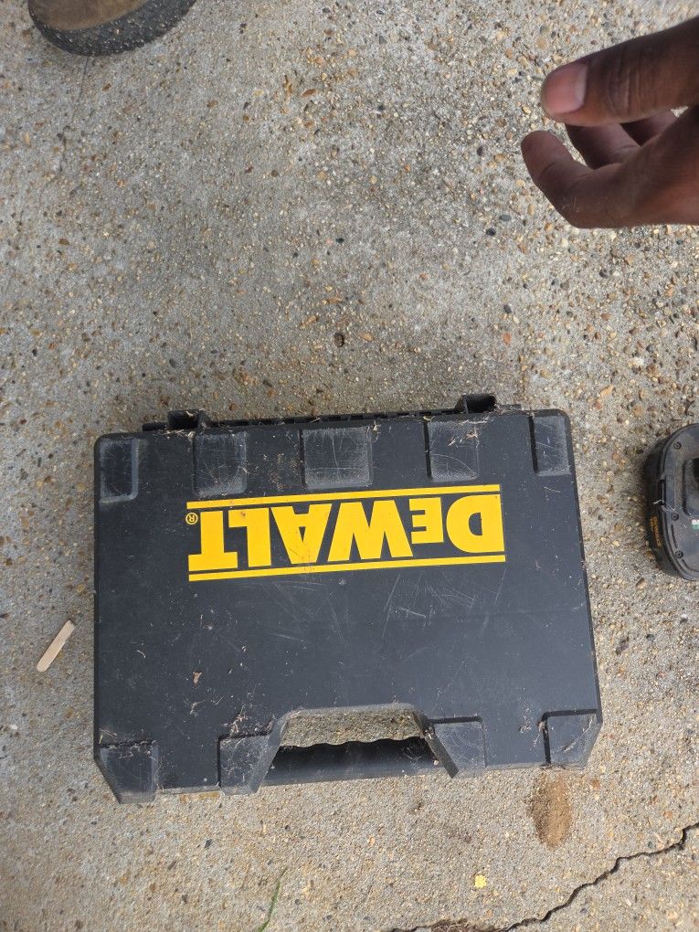 14 Volt Dewalt Drill with 2 batteries Missing Charger 