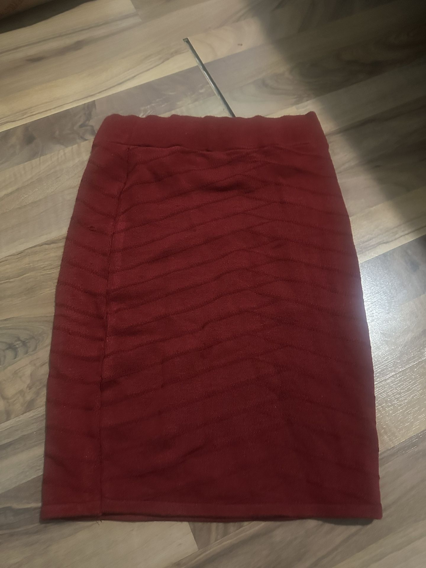 Red pencil skirt #redhot #pencilskirt