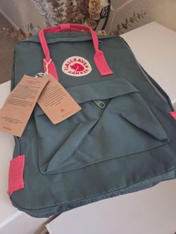 Fjällräven Kånken Backpack Frost Green Pink