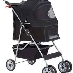 100% new Pet Stroller for Dogs & Cats- Blue