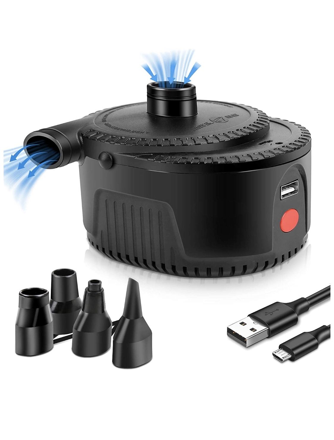 Rechargeable Air Pump with 4000mah Battery 