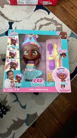 Cry Babies Emma’s Morning Routine Doll Play Set, New