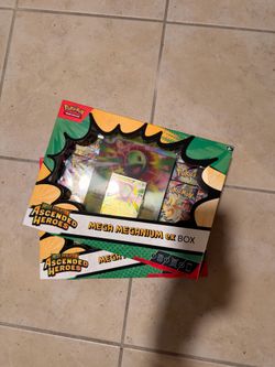 Pokemon Ascended Heroes Mega Meganium Ex boxes