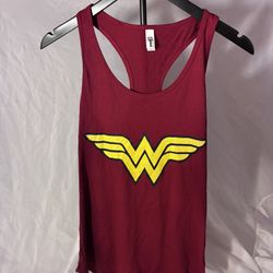 Next Level Wonder Woman Graphic Racerback Tank Top