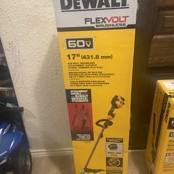 DEWALT FLEXVOLT 60V MAX 17” Brushless String Trimmer – New in Box