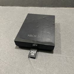 Xbox 360 Slim 250gb HDD Tested And Working 