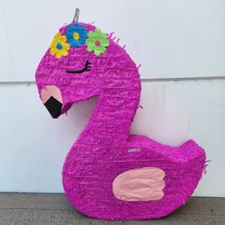 Flamingo PiƱata For Birthday Parties Hawaiian Theme