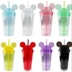 Mickey Mouse Ears Double Wall Tumbler Cup 