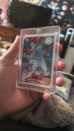Masyn Winn Auto Rookie Card