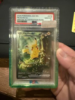 Looking to trade for an Ascended heroes Gengar SIR PSA 10 plus cash on top.