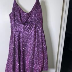 Purple Cocktail Dress Size 13
