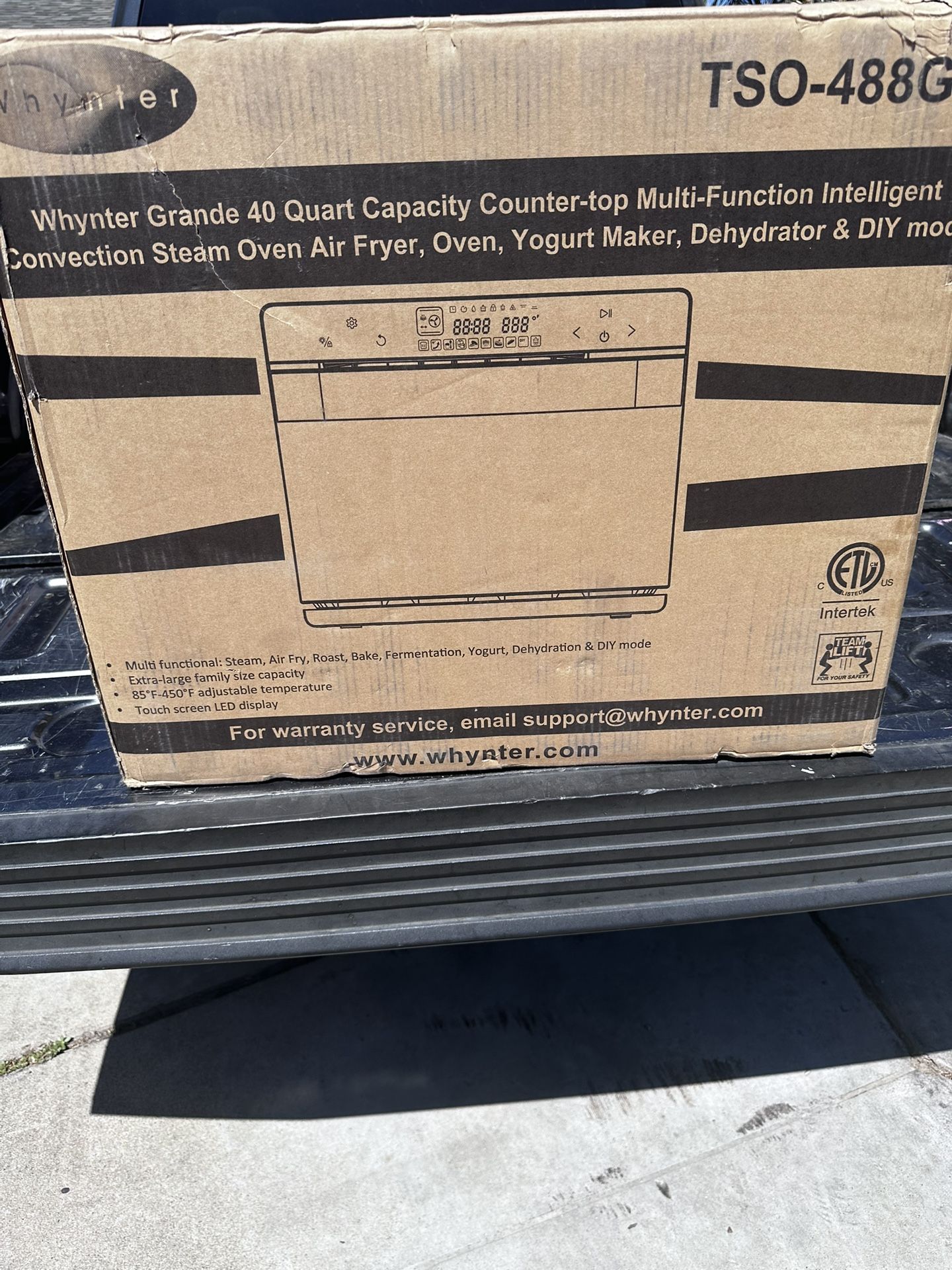 Whynter Small Appliances TSO 488GB Grande 40 Quart Ft