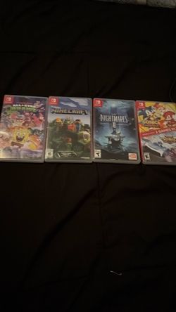 Nintendo Switch Games Bundle – Minecraft | All star brawl | Little nightmares 2 | Sonic Mania Double pack 2 games in 1 |