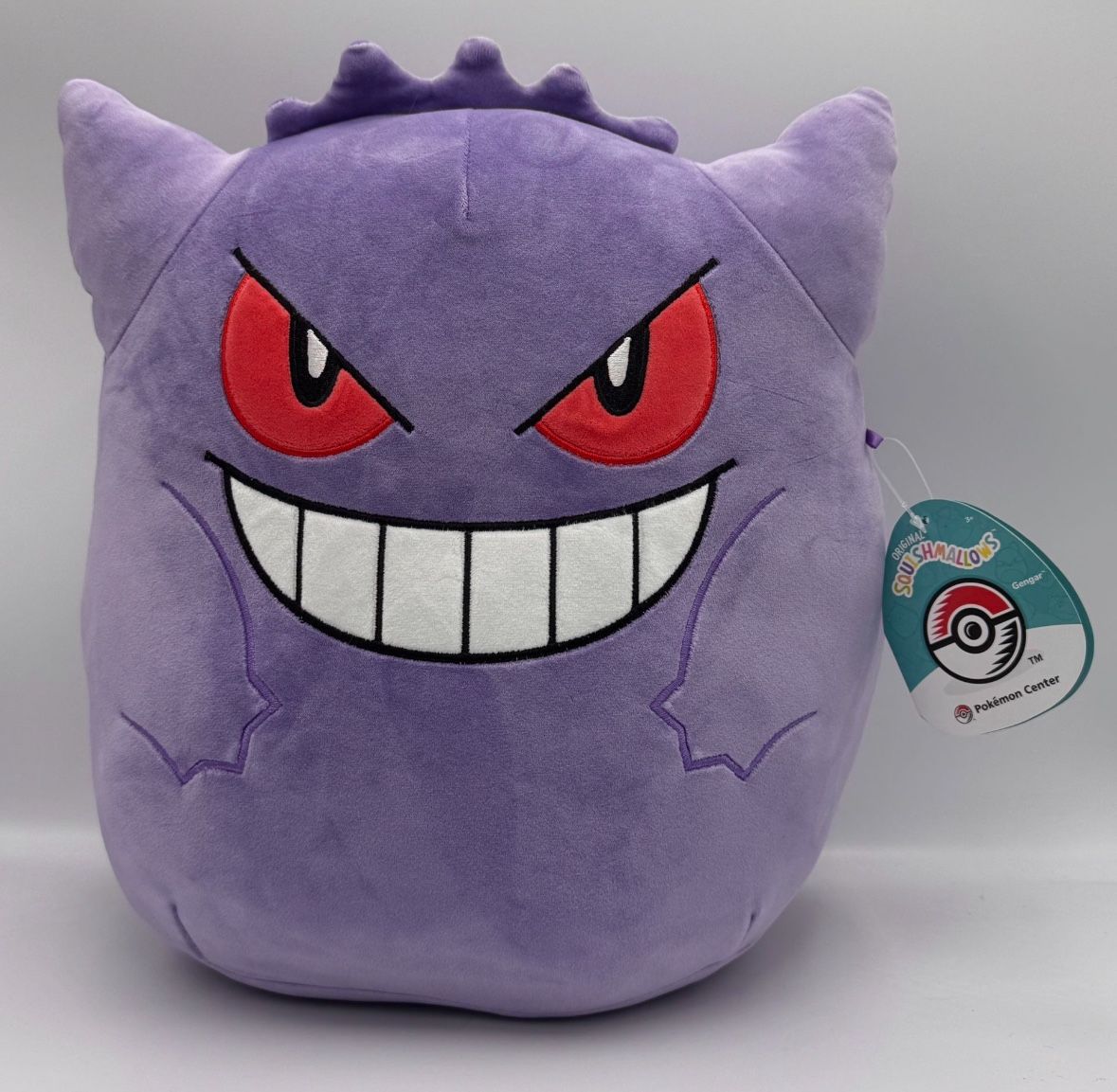 Squishmallow 12" Gengar • Pokemon Center Exclusive