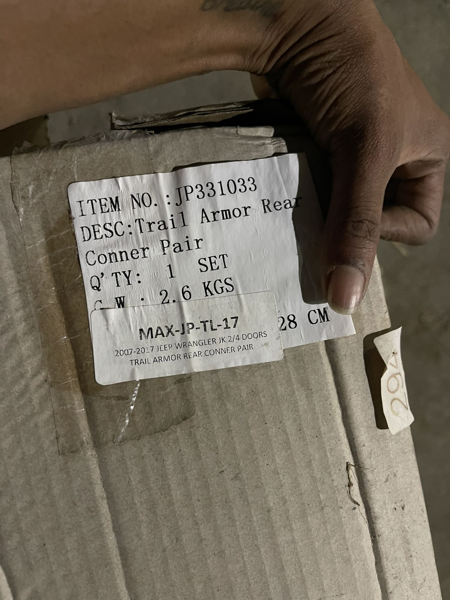 2007-2017 Jeep Wrangler Trail Armor