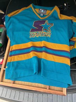 Vintage starter 3/4 sleeve sweater L