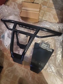 Polaris razor 900 front bumper and winch