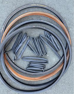 Used race bike tires & tubes