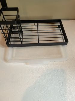 Sink Caddy Organizer Sponge Holder Kitchen Rust Proof Soap Dispenser