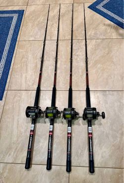 Shimano TLD 20 Lever Drag reels paired with new Penn stand-up rods