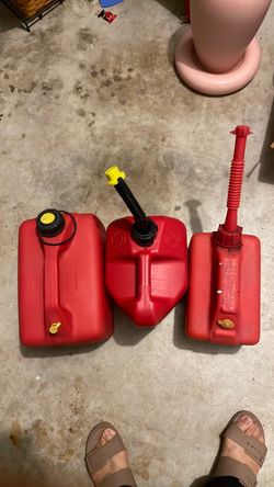 Gasoline containers