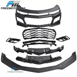 16-18 Chevy Camaro LT LS ZL1 Style Front Bumper Cover w/ DRL Fog Light