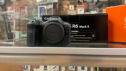 Canon R6 II.  Open box