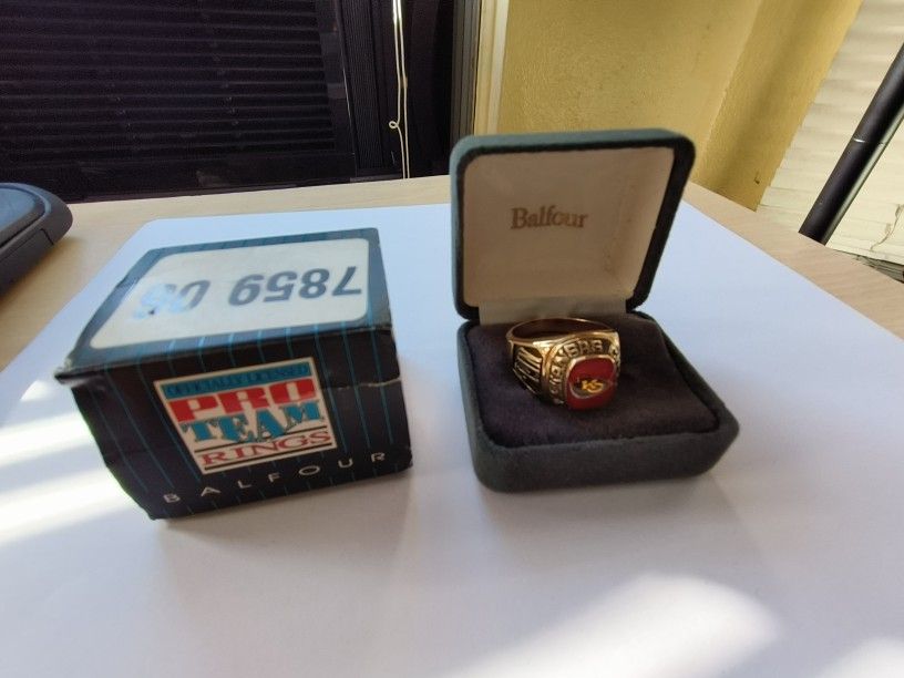 Balfour Pro Team Ring Size 14 Kansas City Chiefs