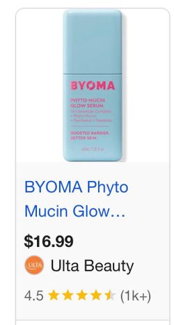Byoma phyto-mucin glow  $8