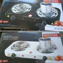 Double Electric Burner Stove New $28.00 Each Firm