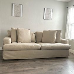 Macy’s Brenalee 93” Oversized washable Sofa