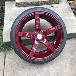 Vossen CV3R 20x9.5 +35 With Nitto NT555 G2