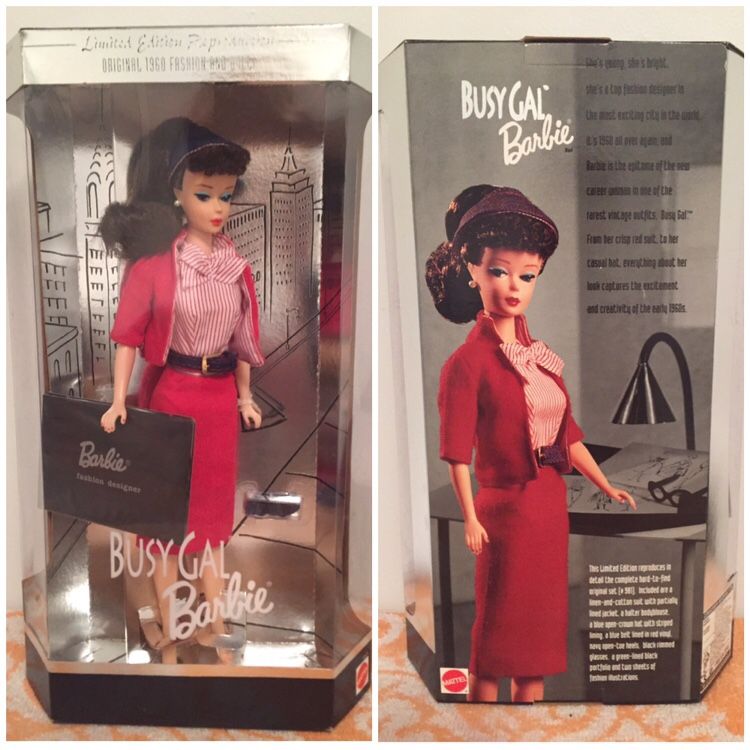 Busy Gal Barbie - 1960 Reproduction Doll