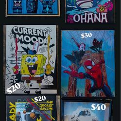 Jewelry Box, Bag, And Posters