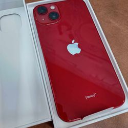 Red iPhone 13. 128GB 