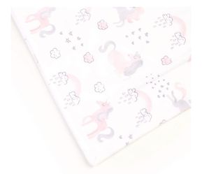 Minky Baby Blanket 30 x 40 inch - Soft Blankets for Newborns and Toddlers - Best for Baby Girls - Plush Mink Double Layer Fleece Fabric - Unicorns