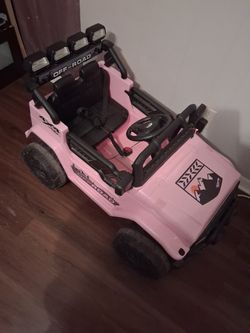 Pink Electric Car For Kids