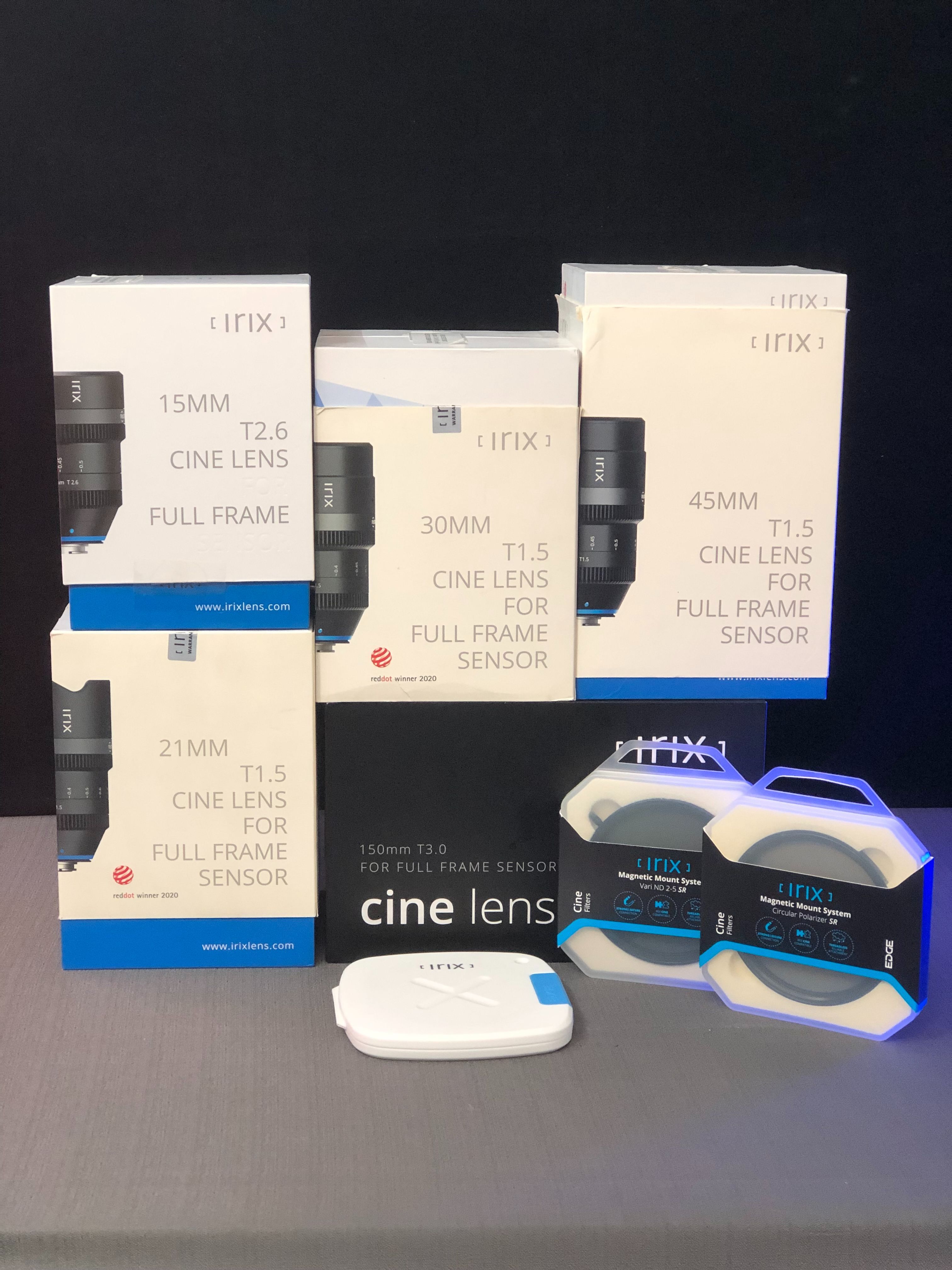 IRIX Cine 5-Lens Extreme Set (PL Mount, Black) LIKE NEW!