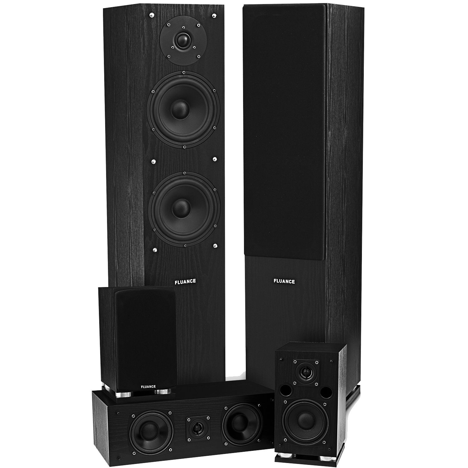 Fluance Elite Surround Sound Home Theater Speakers