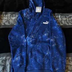 Puma Clyde Royal Blue Nature Blur Hoodie 
