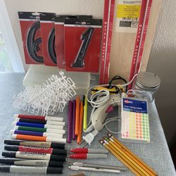 Arts & Crafts, Scrapbook , School Supplies Entire Lot $7
